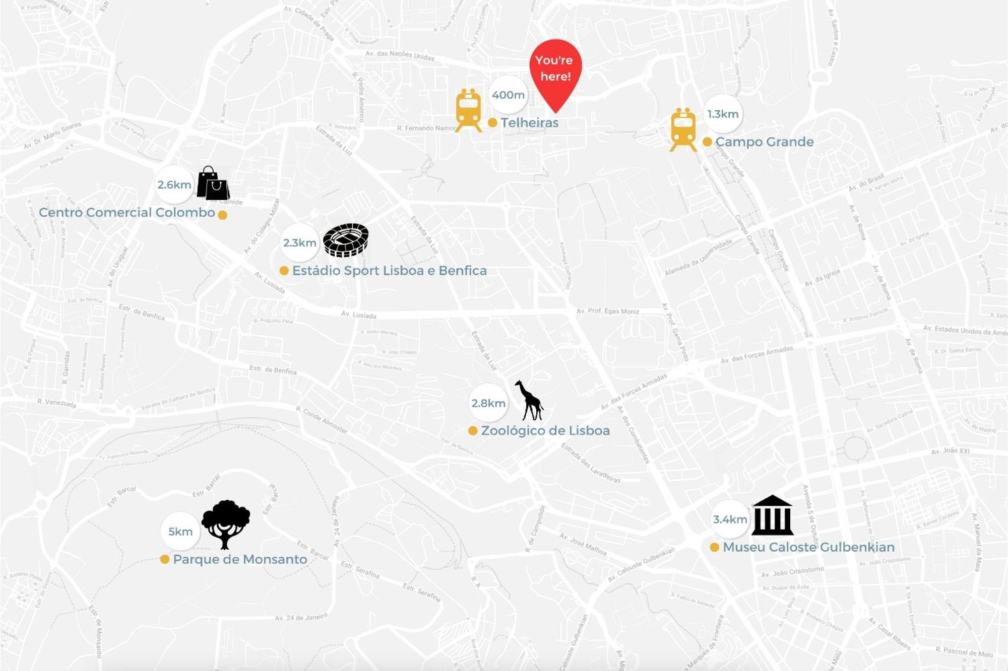Telheiras Comfortable Stay Lisboa Eksteriør billede